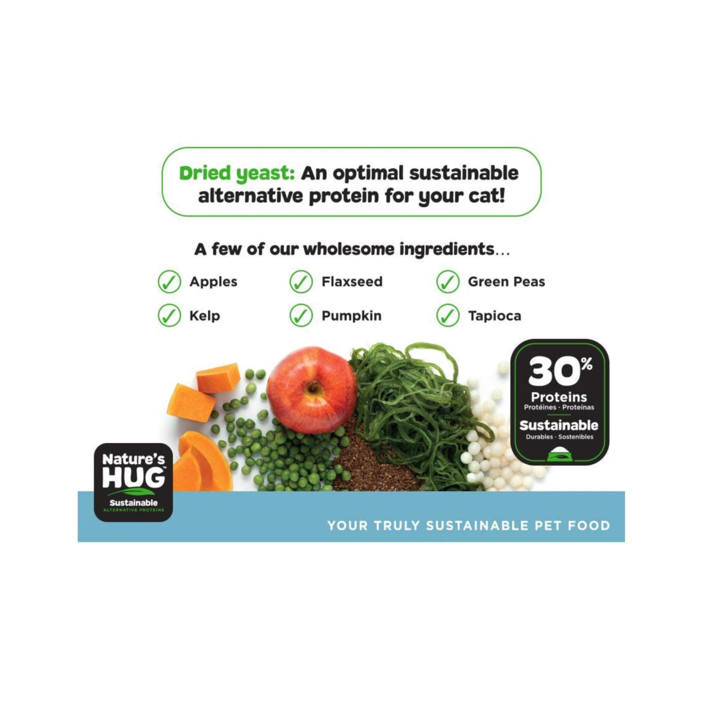 Nature's Hug Adult Maintenance Multicat Active - Vegan Dry Cat Food - Rufftail