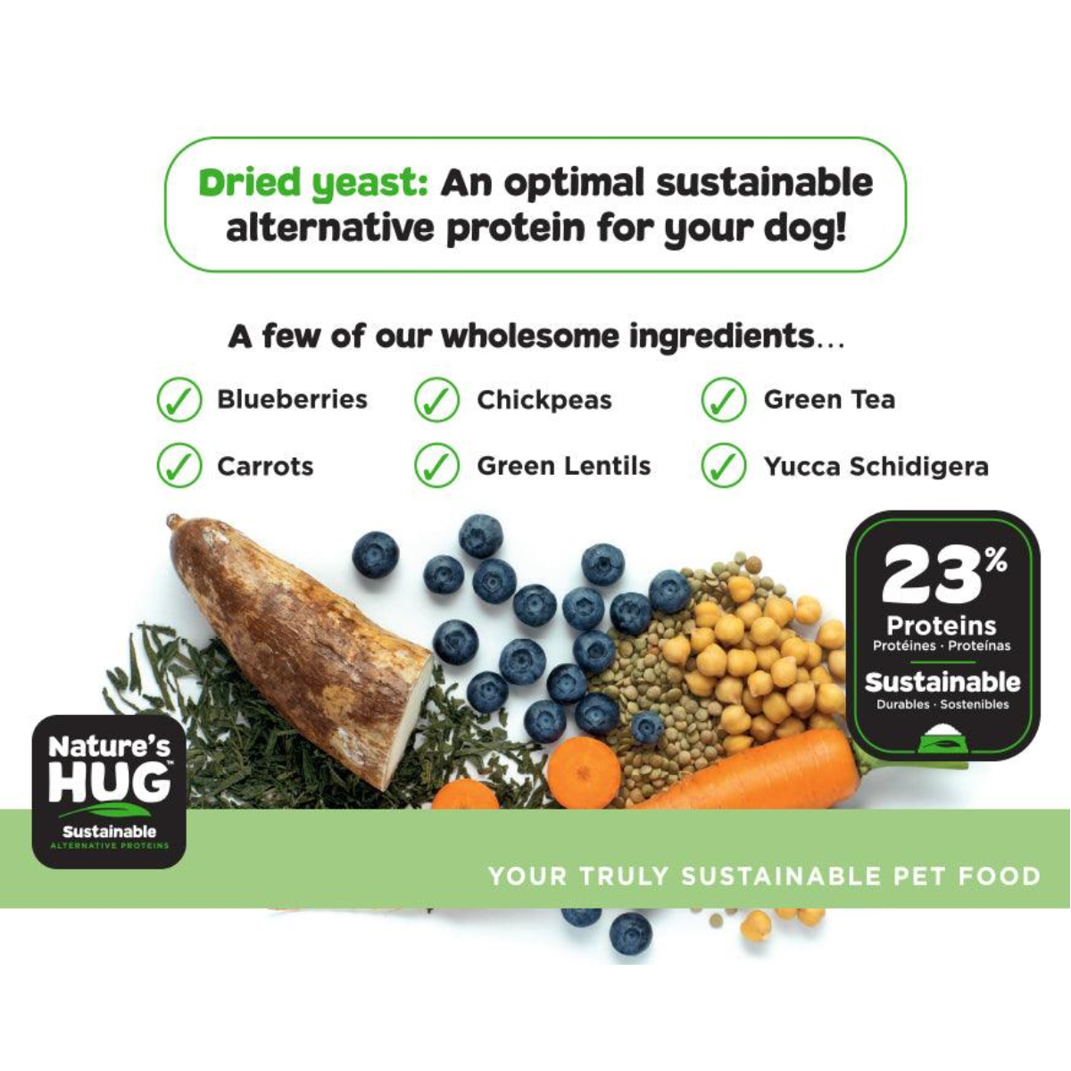 Nature'S Hug Adult Maintenance Medium & Large Breeds - Vegan Dog Food - Rufftail