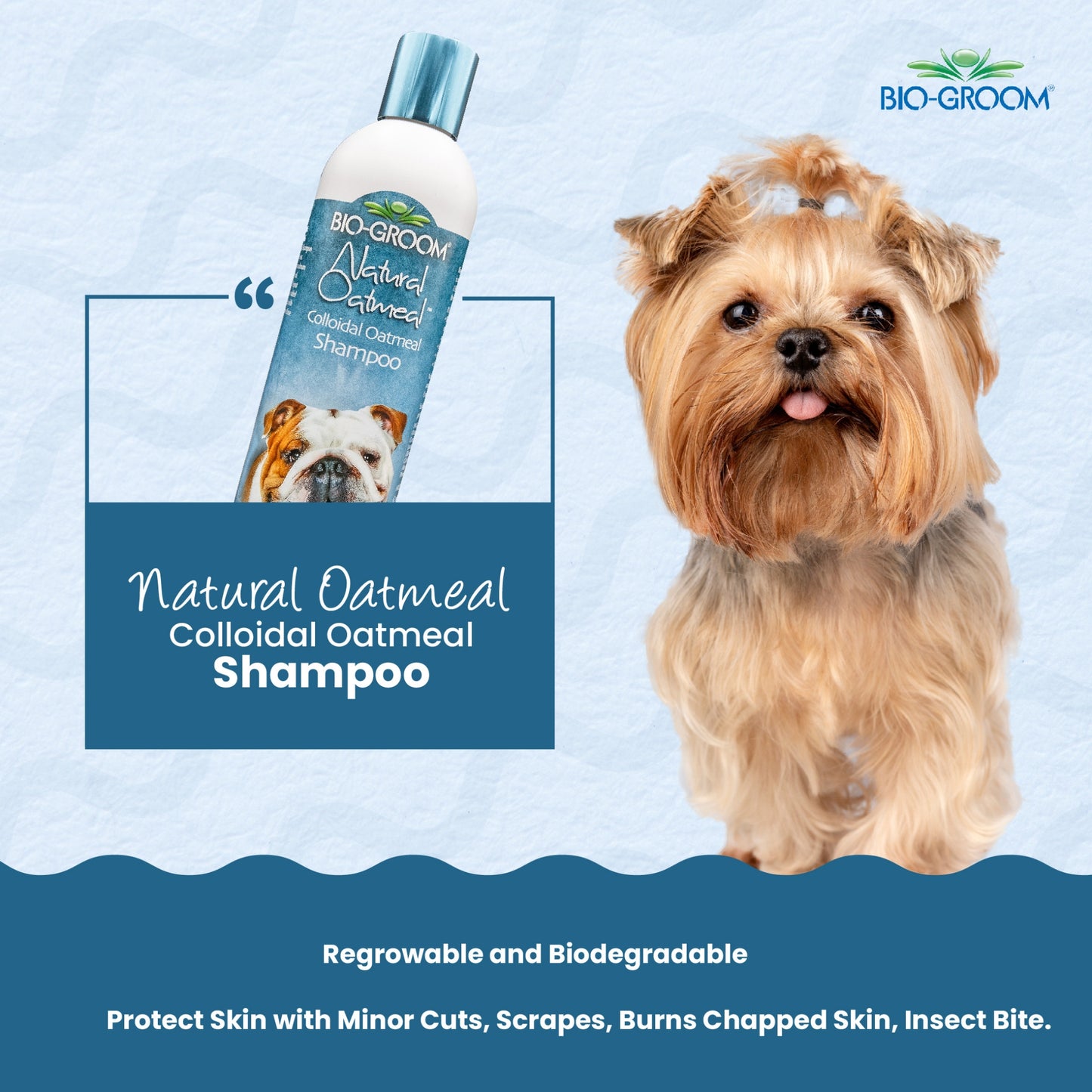 Bio-Groom Natural Oatmeal Colloidal Anti-Itch Dog Shampoo - 355 ml - Rufftail