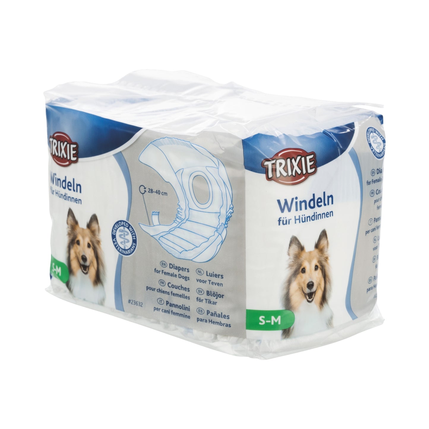 Trixie Diapers for Female Dogs - 12 pcs - Rufftail