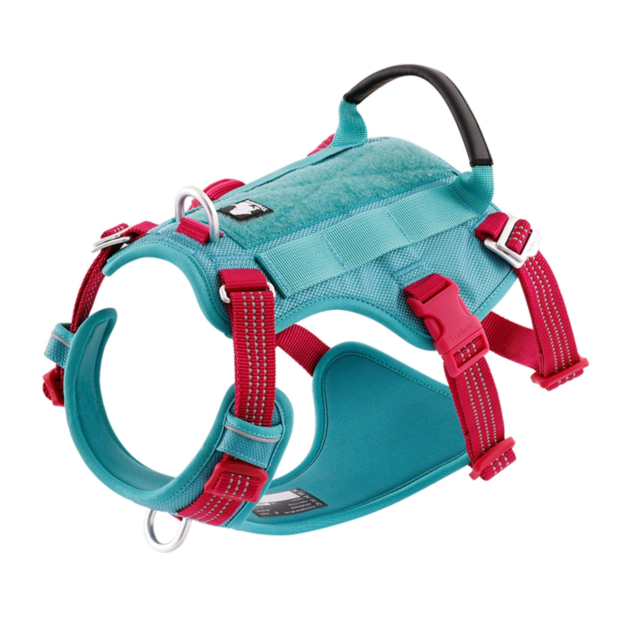 Truelove Escape Proof Dog Harness Comfortable Fit Pool Blue