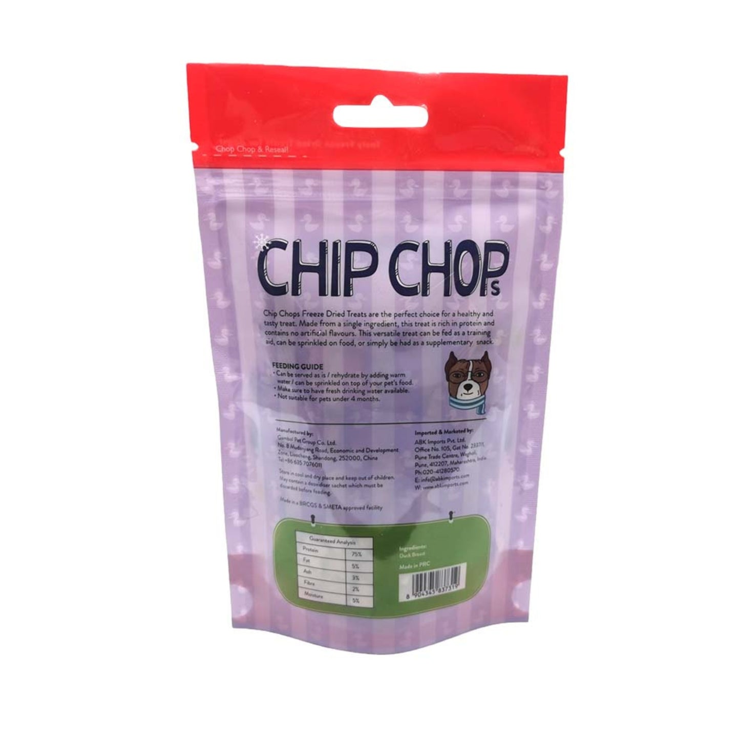 Chip Chops Freeze Dried Duck Breast 35g - Rufftail