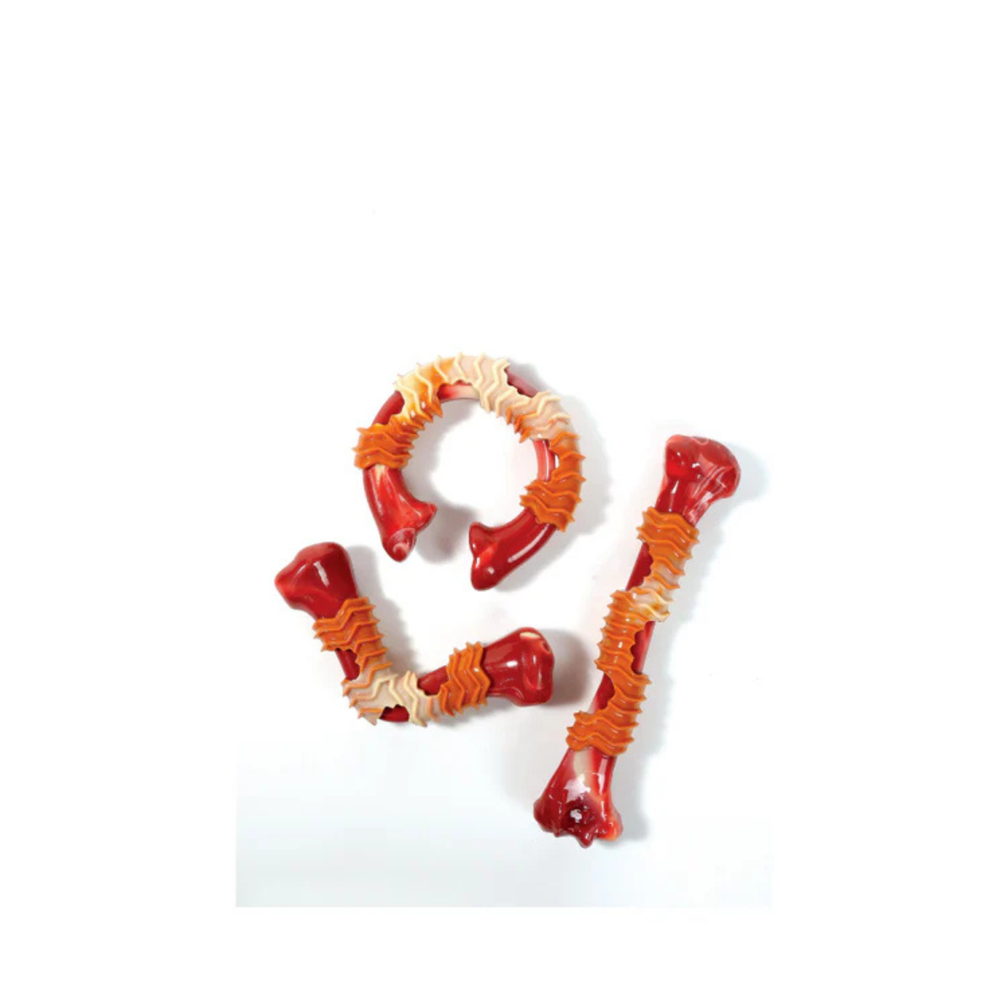 M-Pets CARNIVORE Dog Toy Ring Bone - Bacon scent - Rufftail