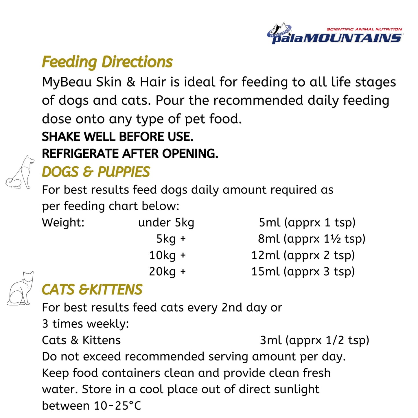 Palamountains My Beau Supplement Skin and Hair for Dogs & Cats - Rufftail