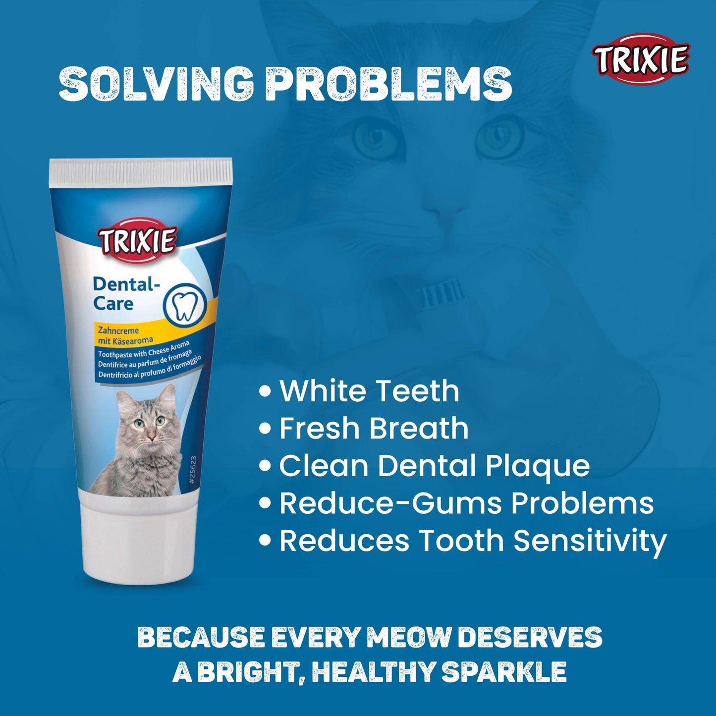 Trixie Cats Dental Hygiene Set for Cats - Rufftail