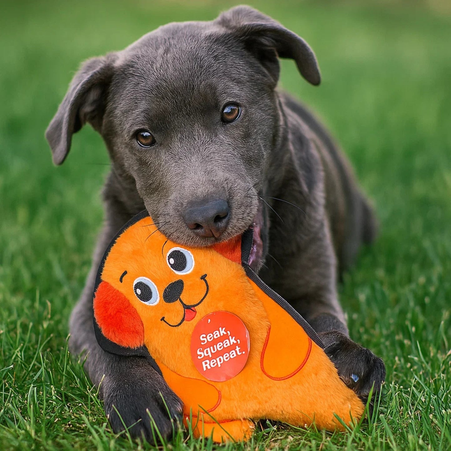 Outward Hound Durablez Medium Orange XS Dog Toy - Soft & Squeaky