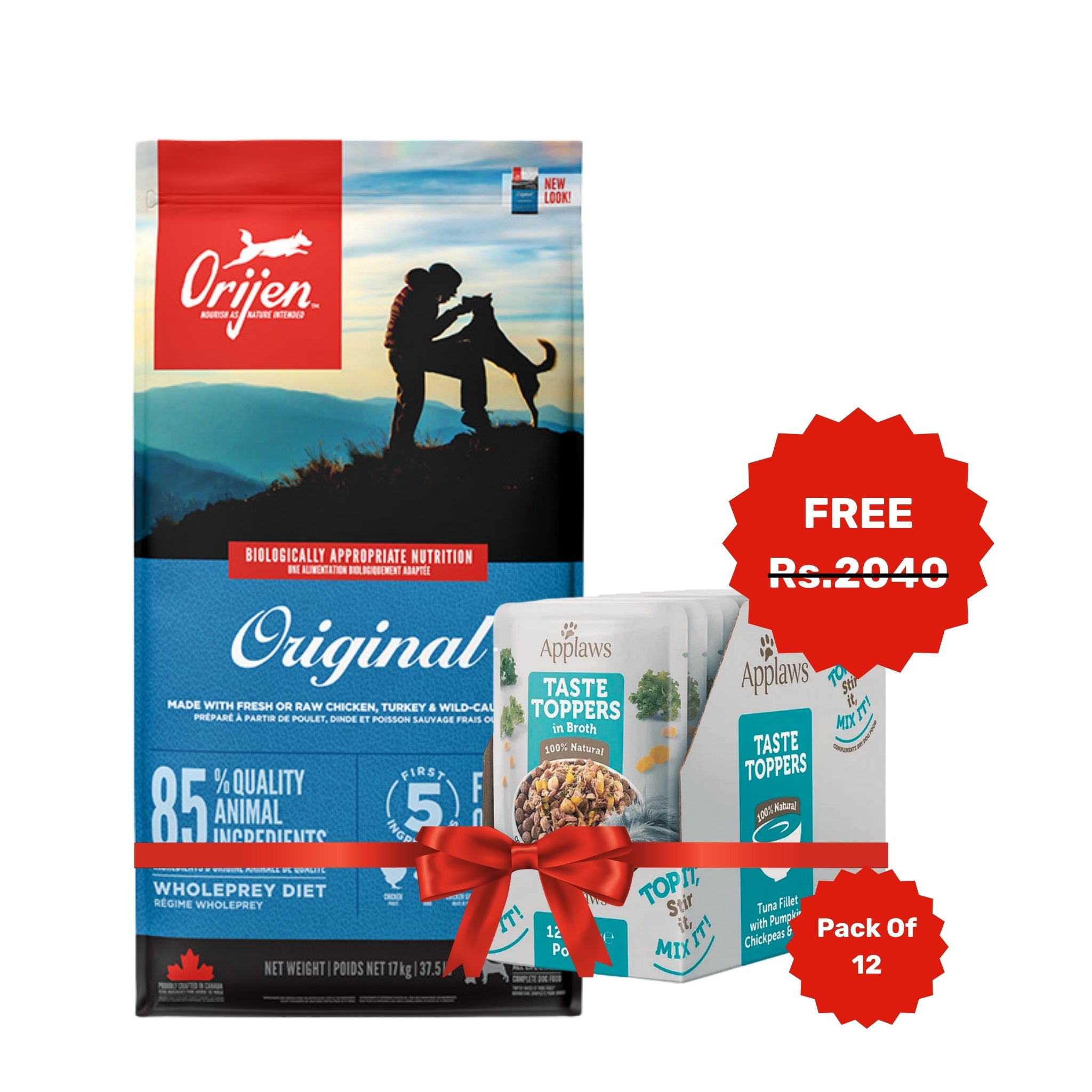 View of Orijen Original Dog Food - Premium Grain-Free Dry Dog Food – Rufftail