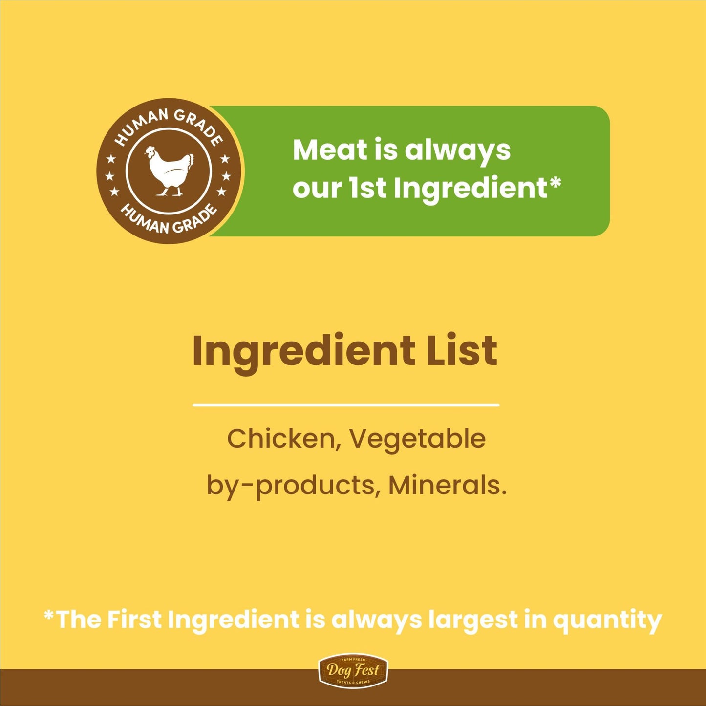 Dogfest Chicken Tenders: Natural Dog Treats for All Breeds - Rufftail