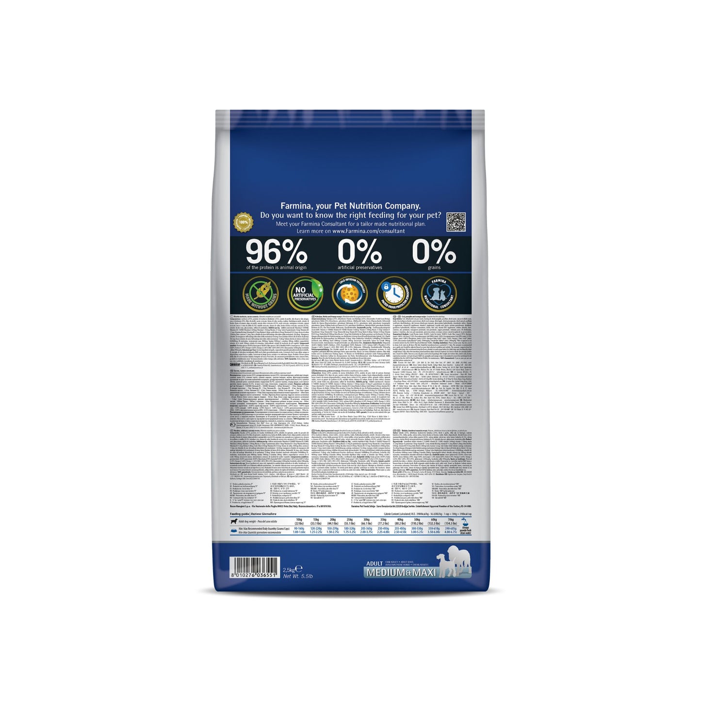 Farmina N&D Ocean Cod Fish, Pumpkin & Orange Recipe - Adult Medium & Maxi - Rufftail