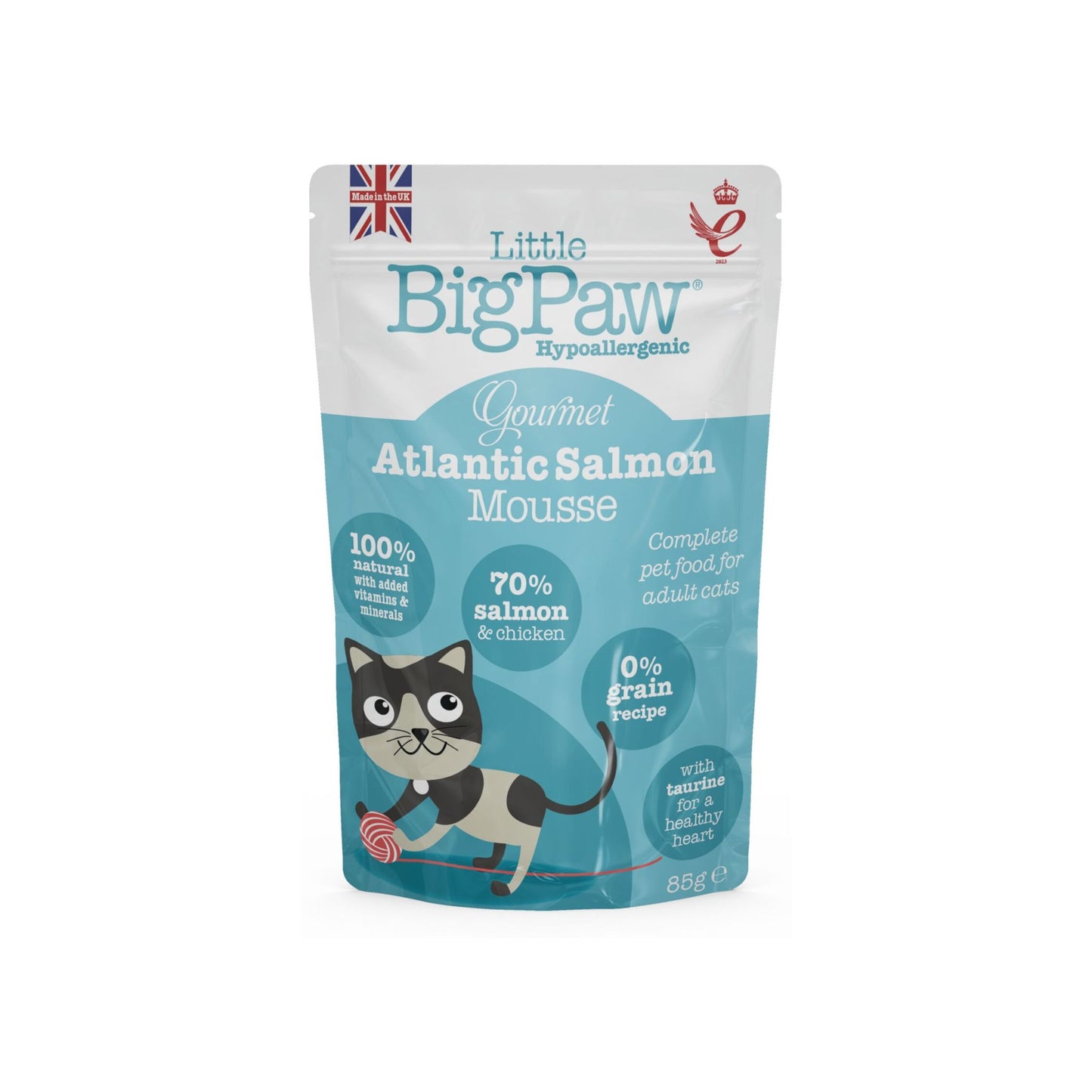 Little Big Paw Gourmet Atlantic Salmon Mousse Adult Cat Food - Rufftail