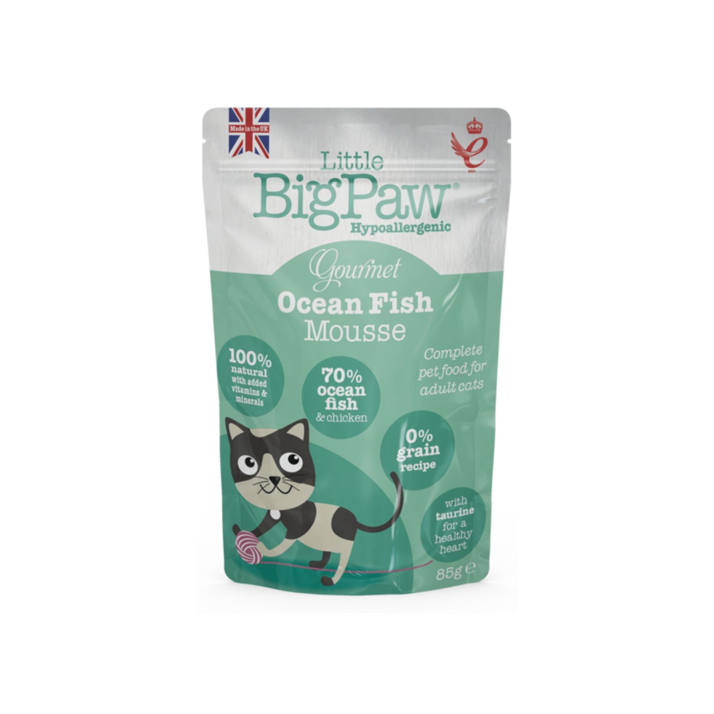 Little Big Paw Gourmet Ocean Fish Mousse Adult Cat Food - Rufftail