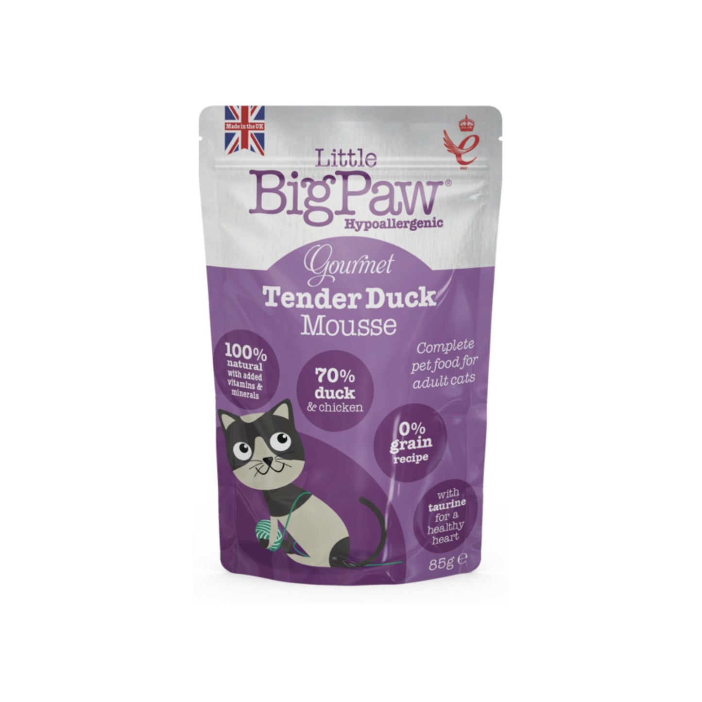 Little Big Paw Gourmet Tender Duck Mousse For Adult Cats - Rufftail