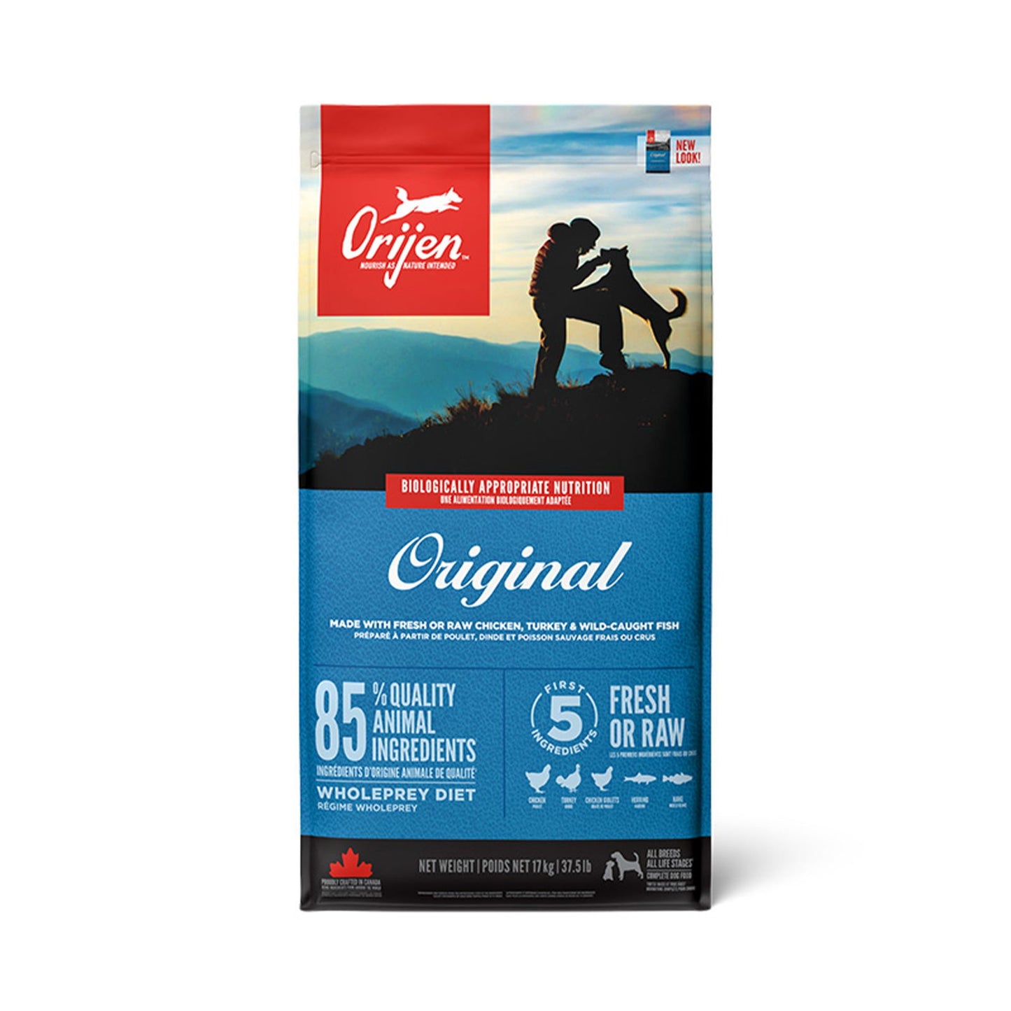 Orijen Original Dry Dog Food Gain Free (All Breeds & Ages) - Rufftail