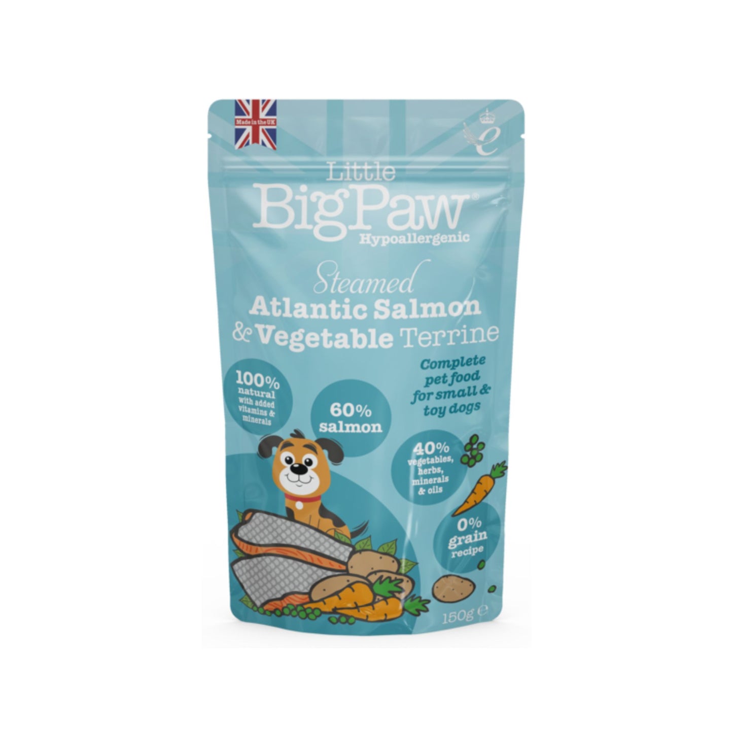 Little Big Paw Steamed Atlantic Salmon & Vegetables Dog Food - Rufftail