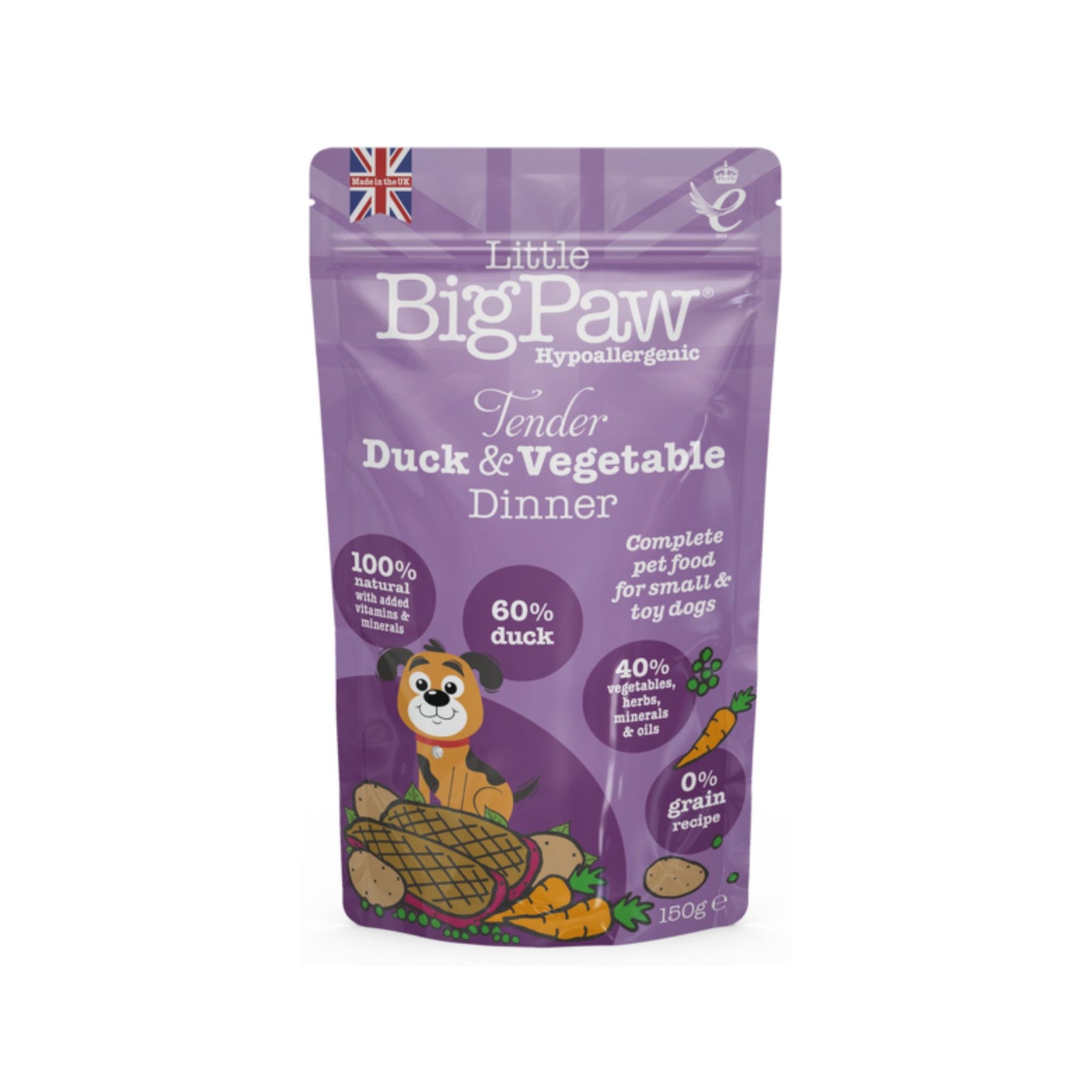 Little Big Paw Tender Duck & Vegetable Dinner Dog Food - Rufftail