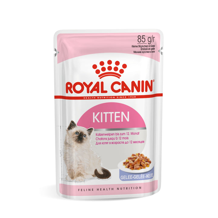 Royal Canin Wet Kitten Jelly Complete Feed For Cats (12x85g) - Rufftail Pune
