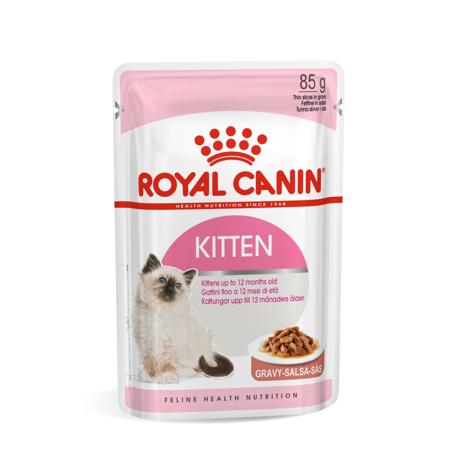 Royal Canin Kitten Gravy Wet Cat Food- 12 x 85g - Rufftail Pune