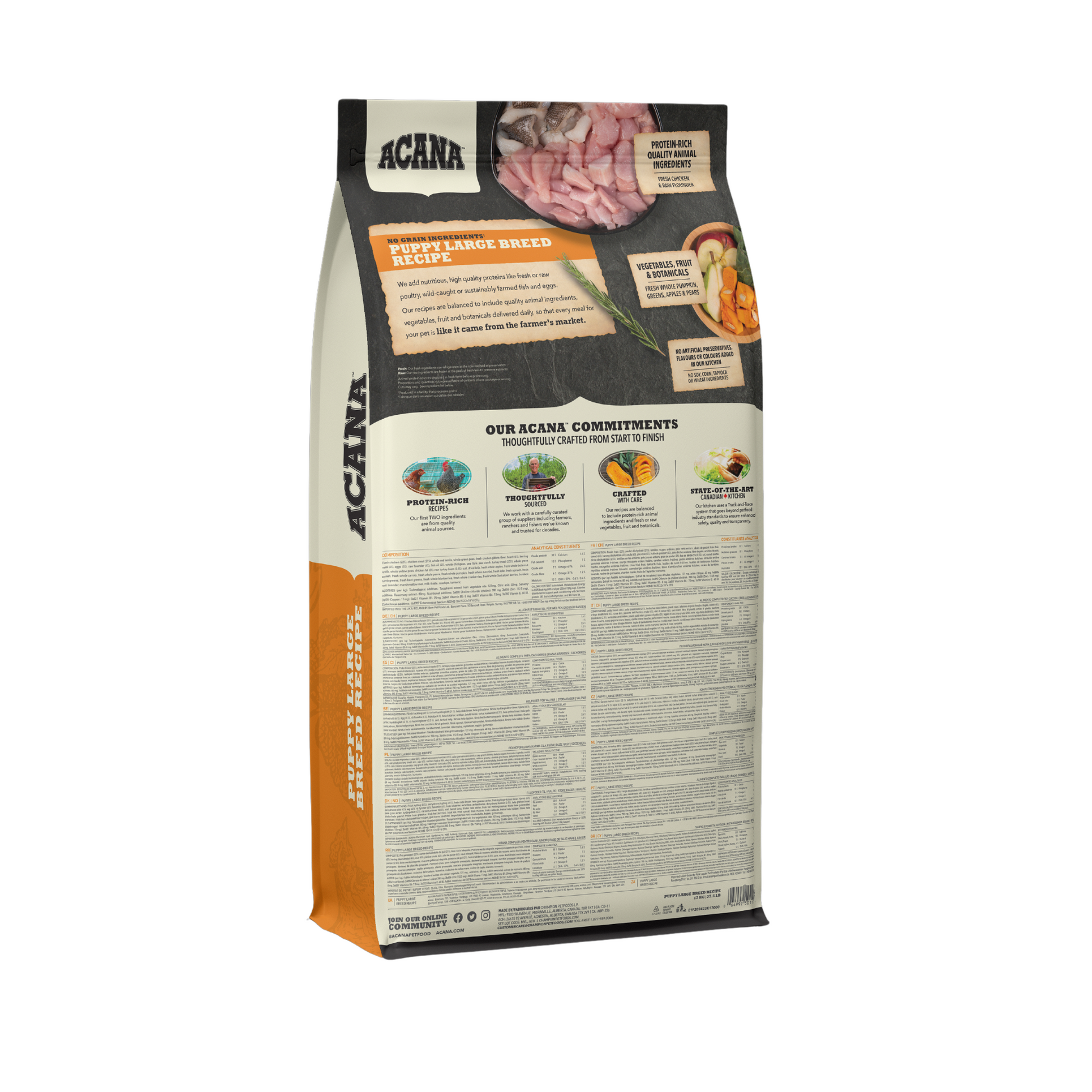 Acana Puppy Large Breed - Nutritious Food for Growing Puppies - Rufftail