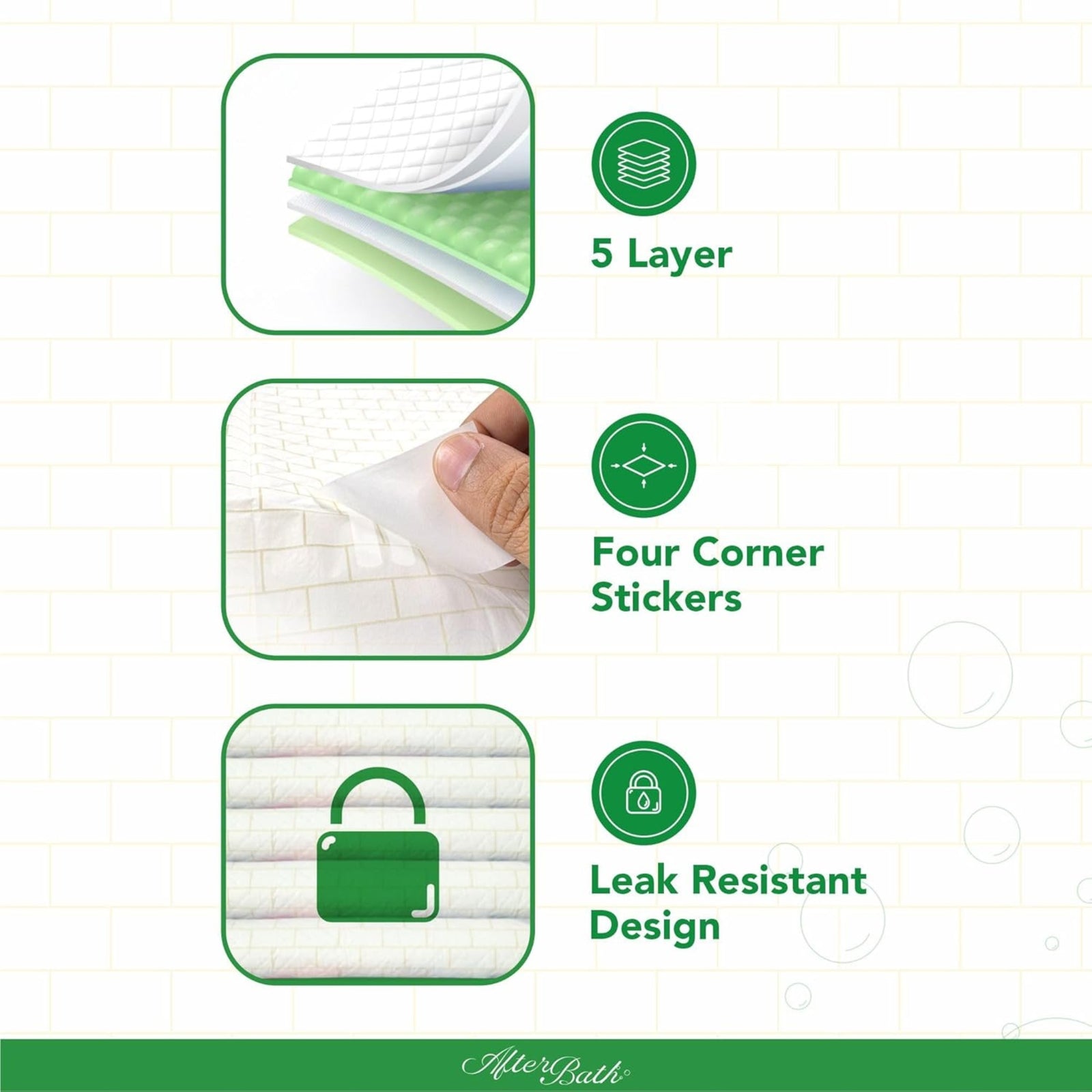 Afterbath Superdry Training Pads- Pee Pad for Dogs with 1800ml Absorption, Training Pads for Puppies (60cm X 90cm X 1cm)- 50 Pk- image 8 - Rufftail Pune