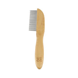 M-PETS Bamboo Regular Comb With Rotating Teeth - 31 Teeth For Pets - Rufftail