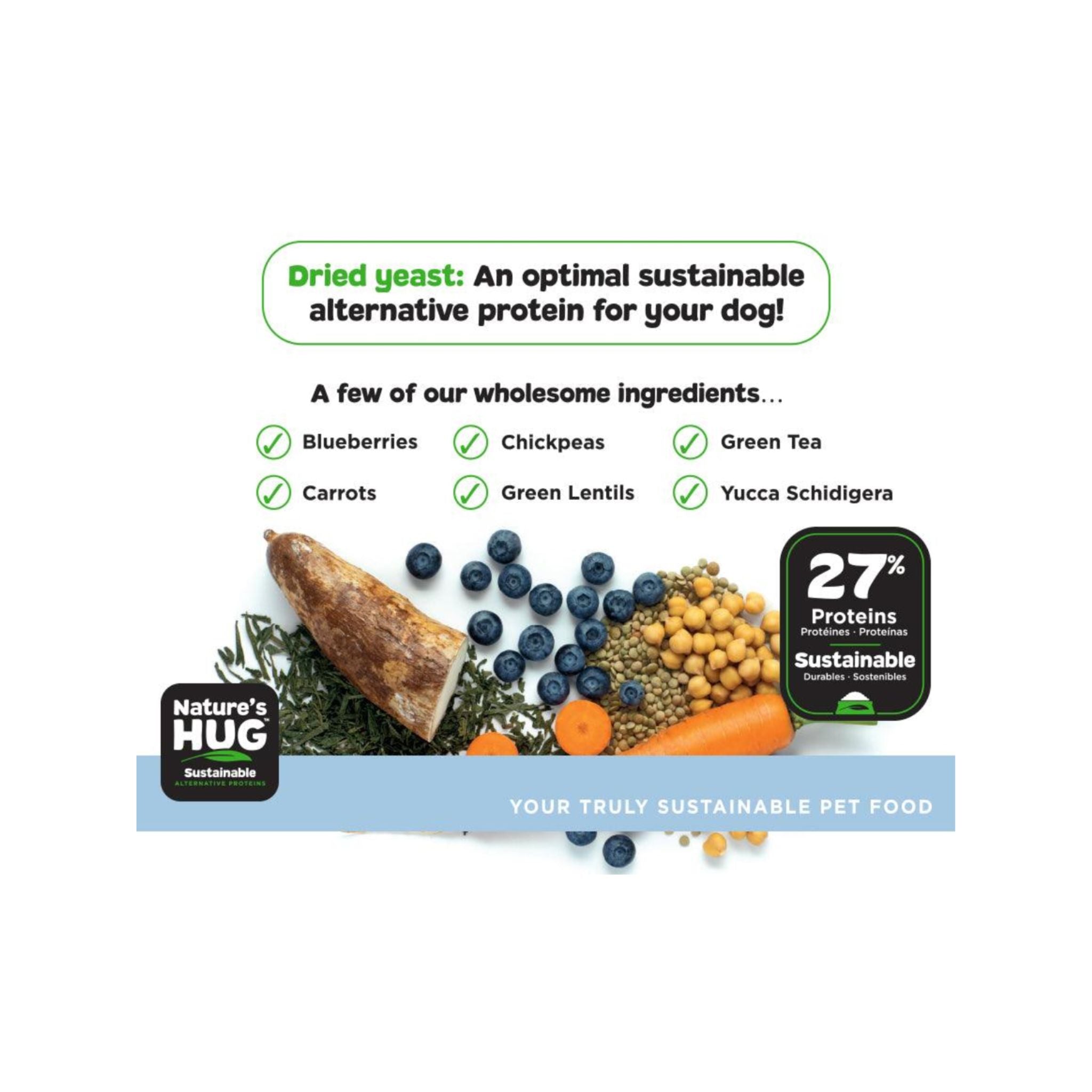 Nature'S Hug Junior Growth Medium & Large Breeds - Vegan Dog Food - Rufftail