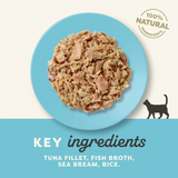 Applaws Tuna Fillet with Sea Bream Wet Cat Food- 70g product image 4 - Rufftail Pune