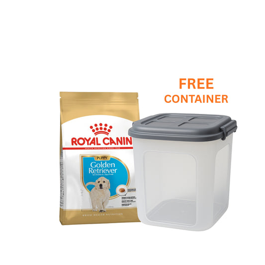 Royal Canin Golden Retriever Puppy Dry Dog food With Free Container