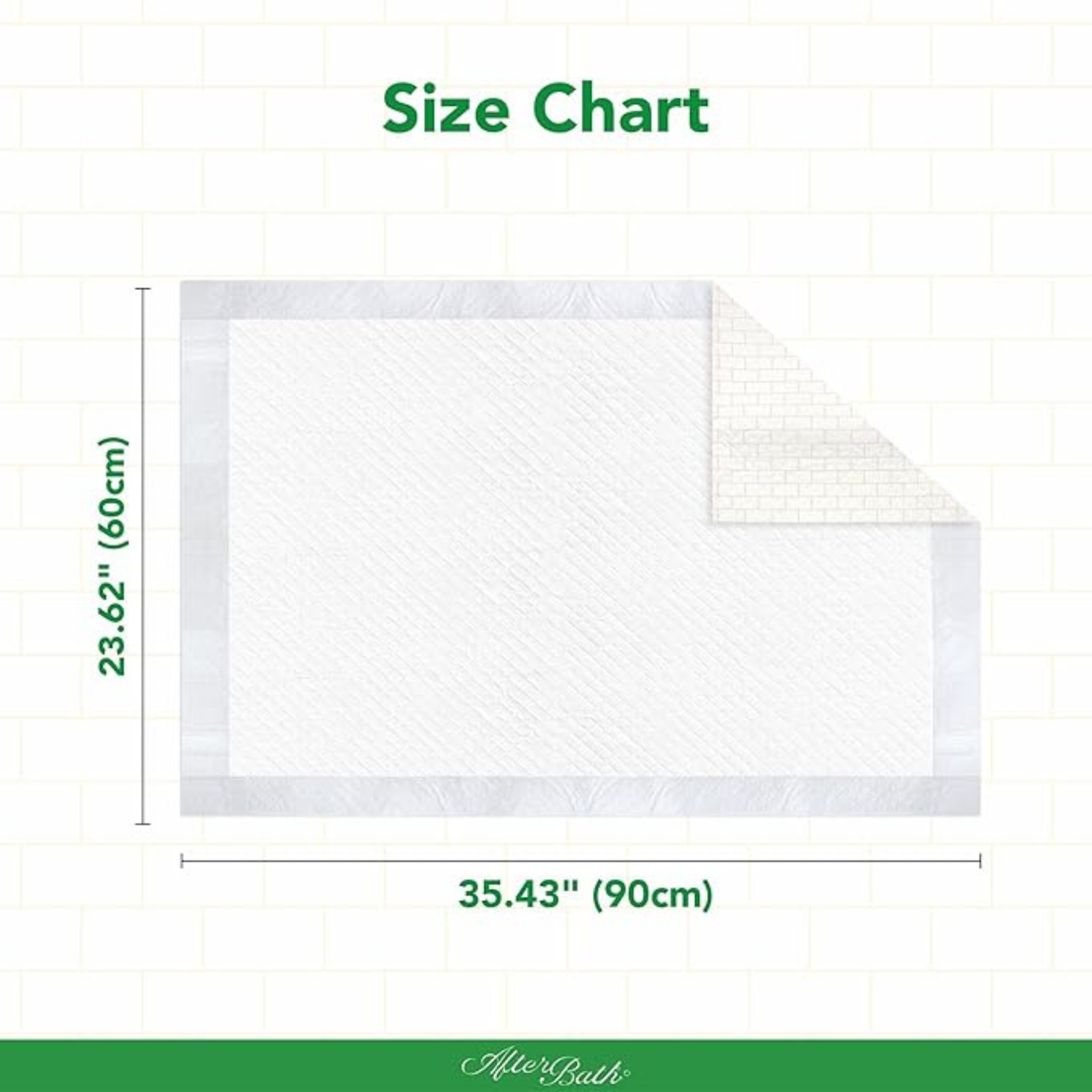 Afterbath Superdry Training Pads- Pee Pad for Dogs with 1800ml Absorption, Training Pads for Puppies (60cm X 90cm X 1cm)- 50 Pk- image 3 - Rufftail Pune