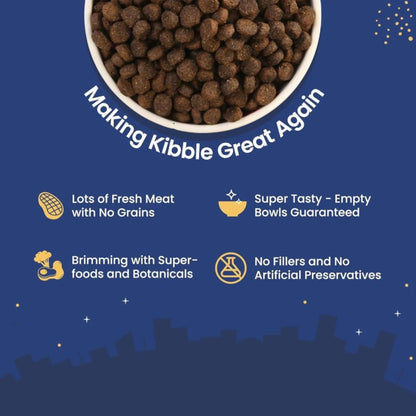 Fabled Eager to Meat Fresh Chicken Turkey and Duck Adult Dog Dry Food