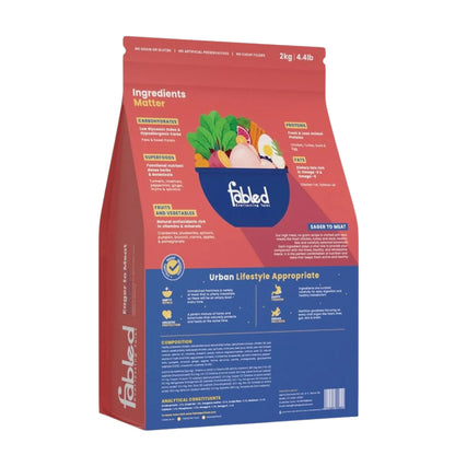 Fabled Eager to Meat Fresh Chicken Turkey and Duck Adult Dog Dry Food