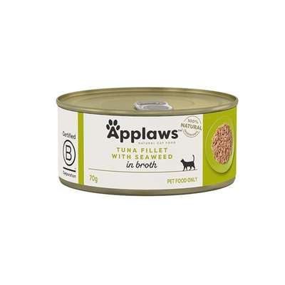 Applaws Tuna Fillet With Seaweed - Cat Wet Food Cans
