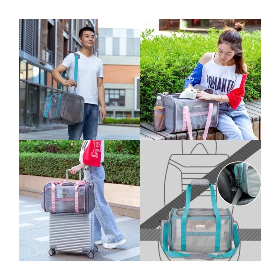 TRUELOVE Transparent Mesh Duffle Carrier - Rufftail