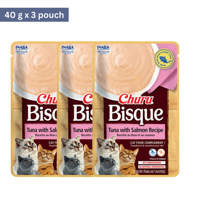 Inaba Churu Bisque Tuna with Salmon Cat Treat - Rufftail