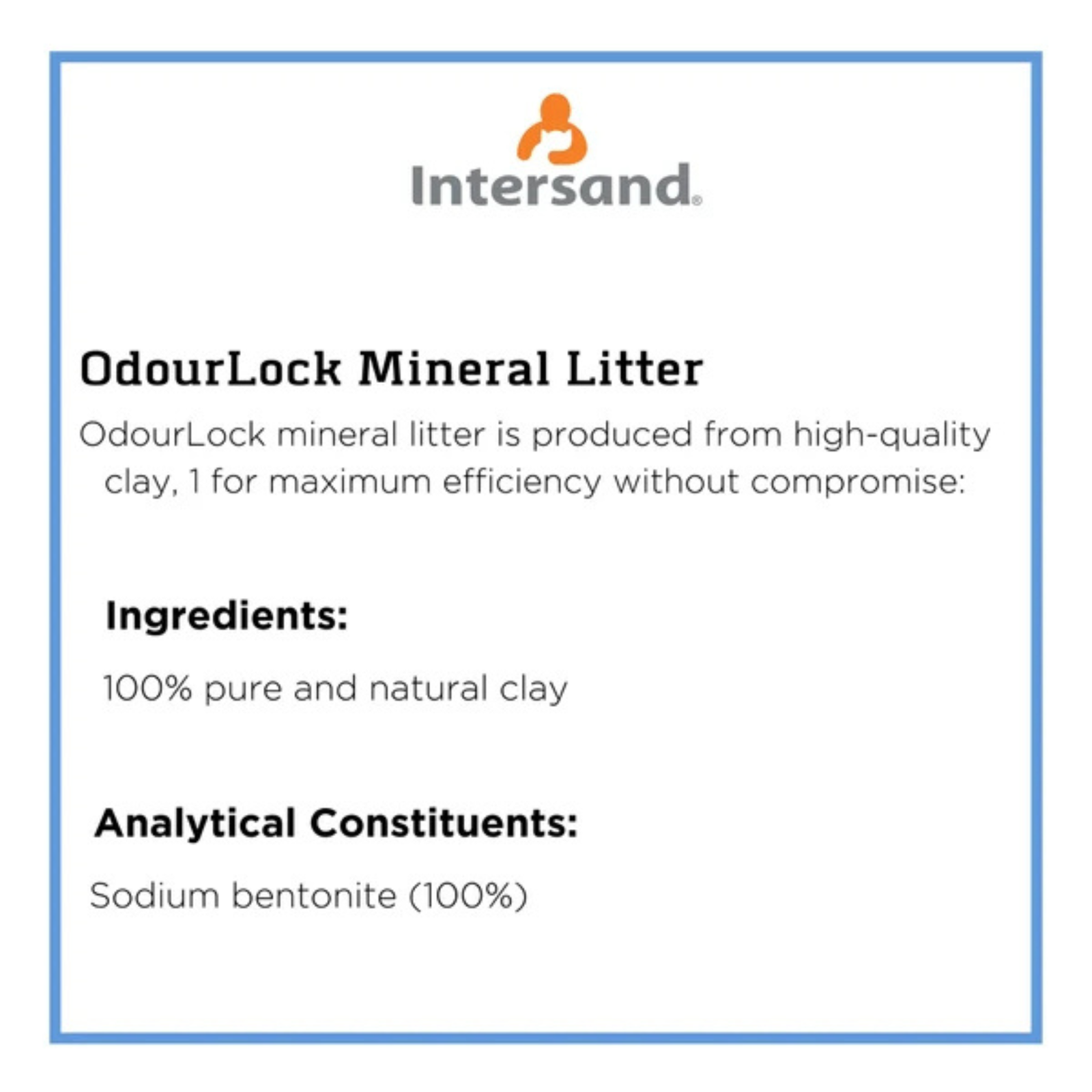 Intersand Scented Odour Lock Calming Breeze Cat Litter - 12 kg