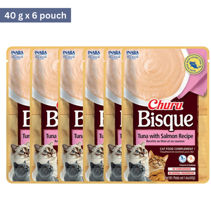 Inaba Churu Bisque Tuna with Salmon Cat Treat - Rufftail