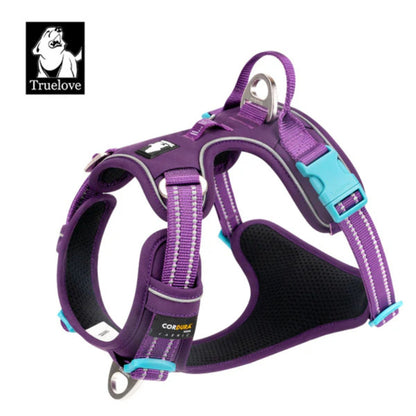 Truelove No-Pull Cordura Dog Harness - Purple