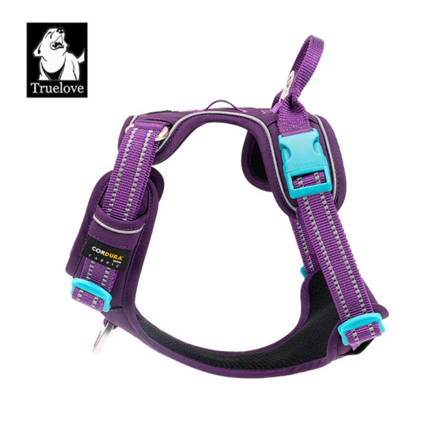 Truelove No-Pull Cordura Dog Harness - Purple