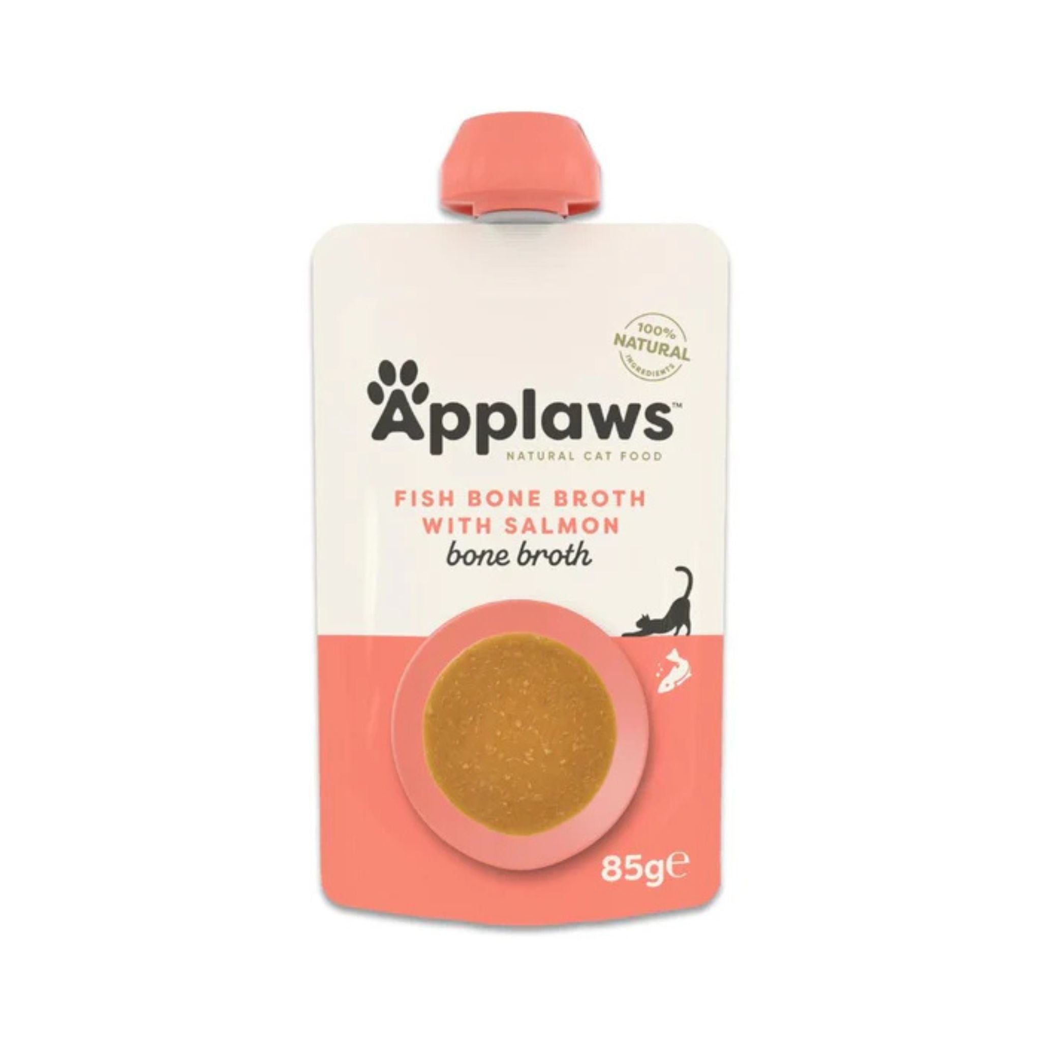 Applaws Fish Bone Broth with Salmon Topper for Cats (85g)