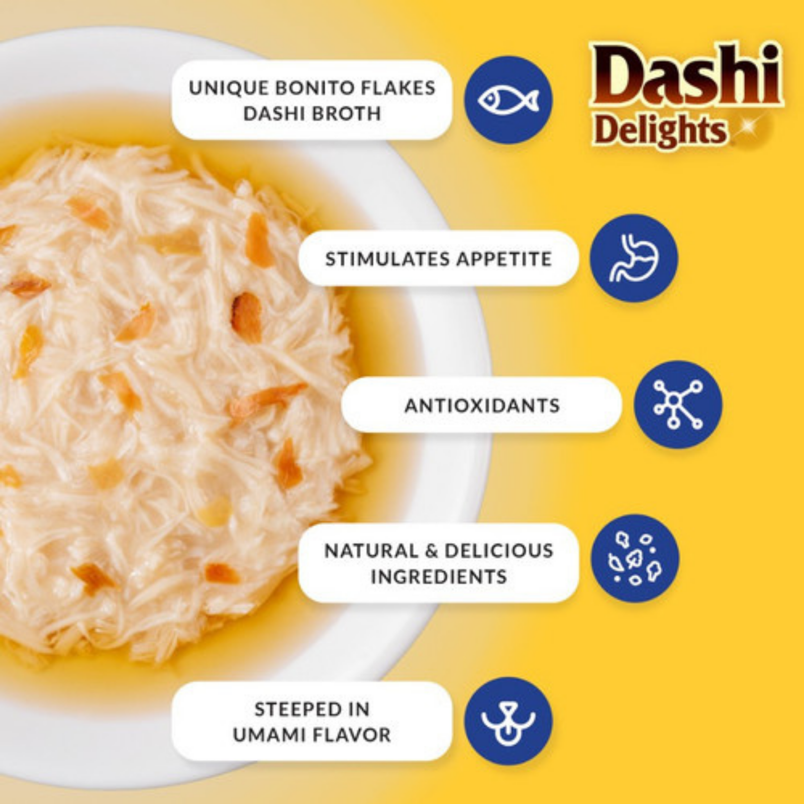 Inaba Dashi Delights Chicken with Tuna Recipe Cat Treat & Topper product image 4 - Rufftail Pune