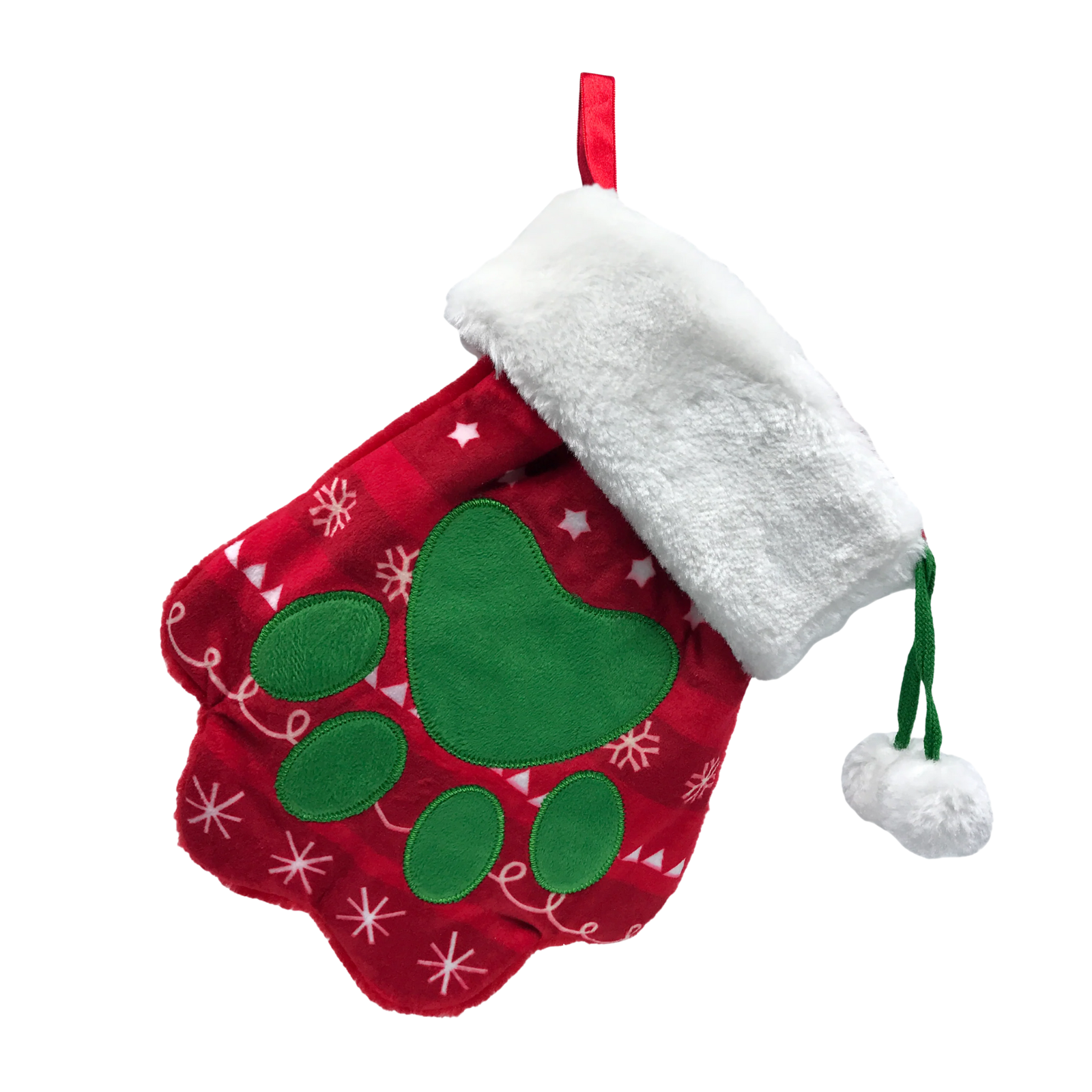KONG Holiday Stocking Paw Dog Toy – Festive Fun with Long Tails - Rufftail