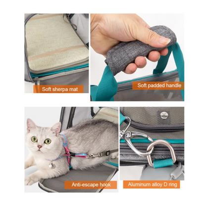 TRUELOVE Transparent Mesh Duffle Carrier - Rufftail