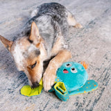 Outward Hound Silly Legz Interactive Plush Dog Puzzle - Blue Octopus
