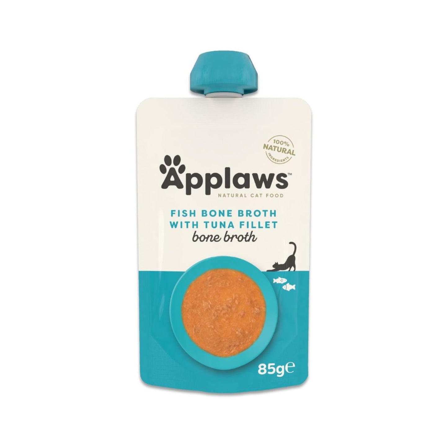 Applaws Fish Bone Broth with Tuna Fillet Topper for Cats (85g)