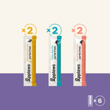 Applaws Wet Cat Treats Variety Lickable Treats (Chicken, Tuna & Salmon) (14 g x 6 Tubes) - Rufftail