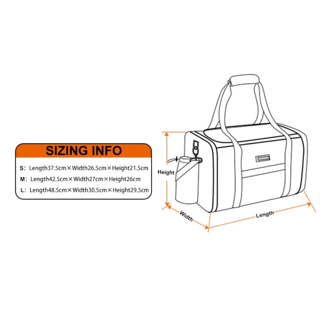 TRUELOVE Transparent Mesh Duffle Carrier - Rufftail