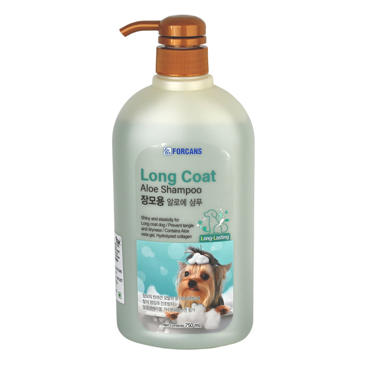 Forcans Long Coat Aloe Shampoo- 750 ml - Rufftail Pune