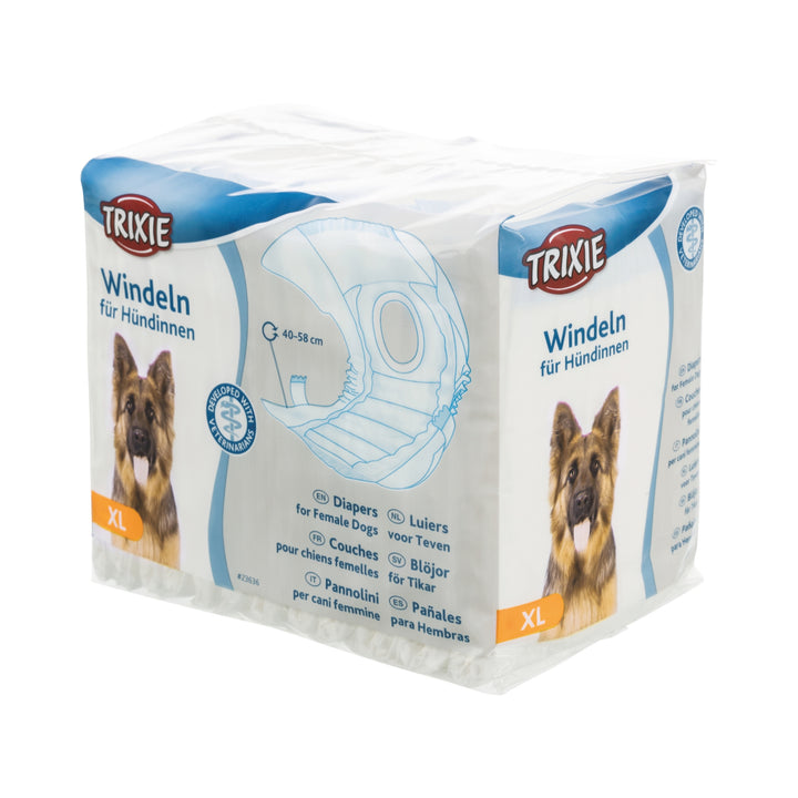 Trixie Disposable Female Dog Diapers- 12 pcs - Rufftail Pune