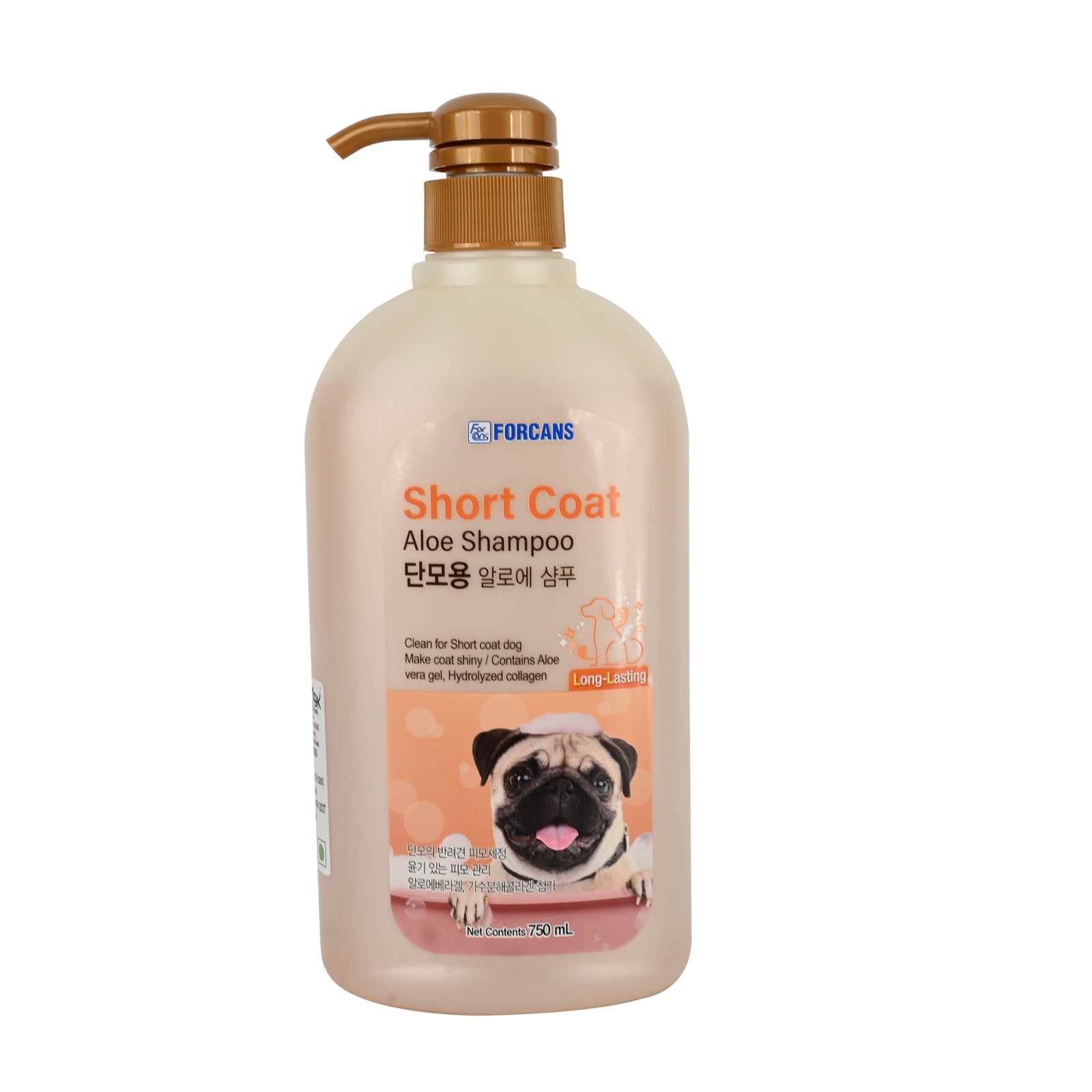 Forcans Short Coat Aloe Dog Shampoo - 750 ml - Rufftail