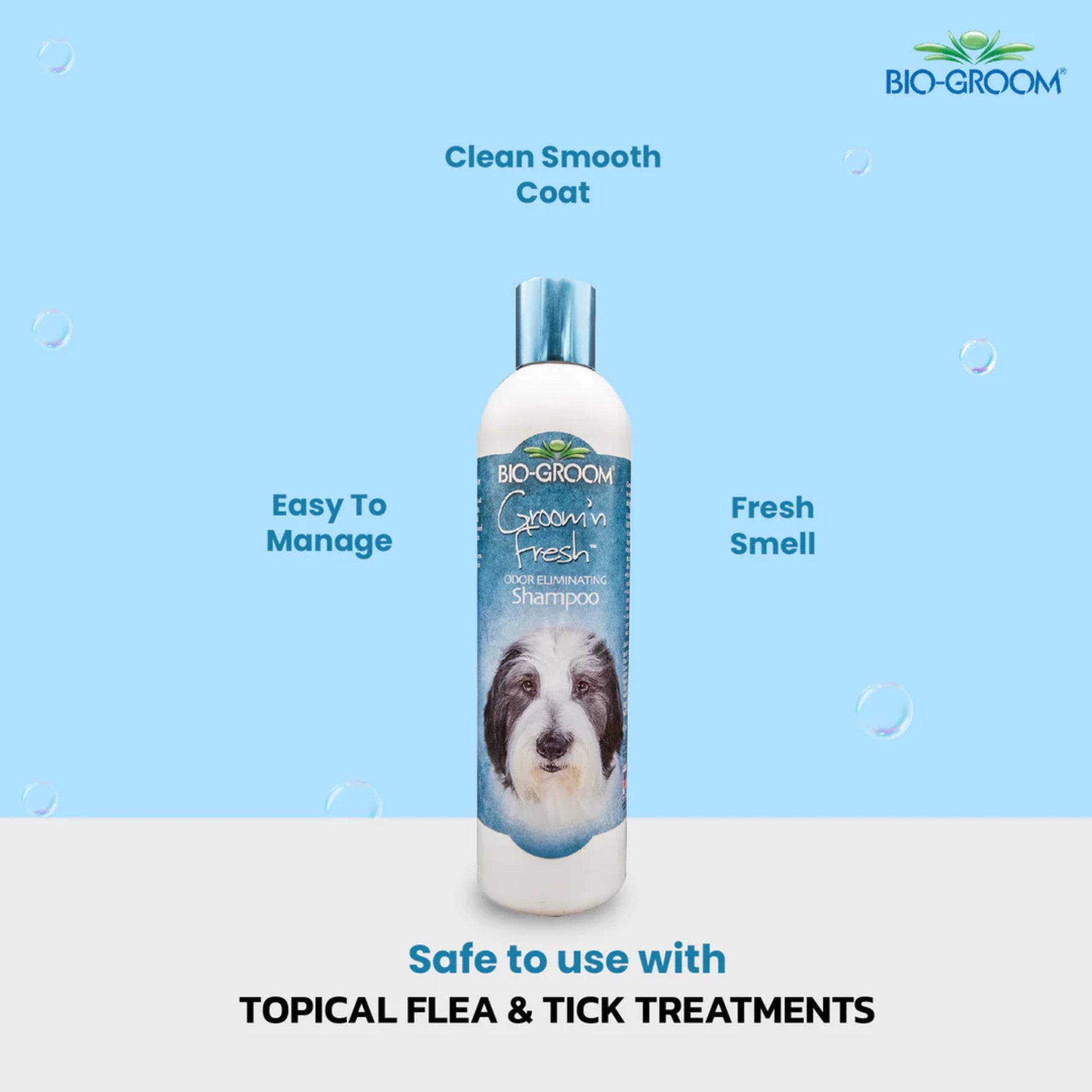 Bio-Groom Groom'n Fresh Odour Eliminating Shampoo for Dogs - 355 ml - Rufftail