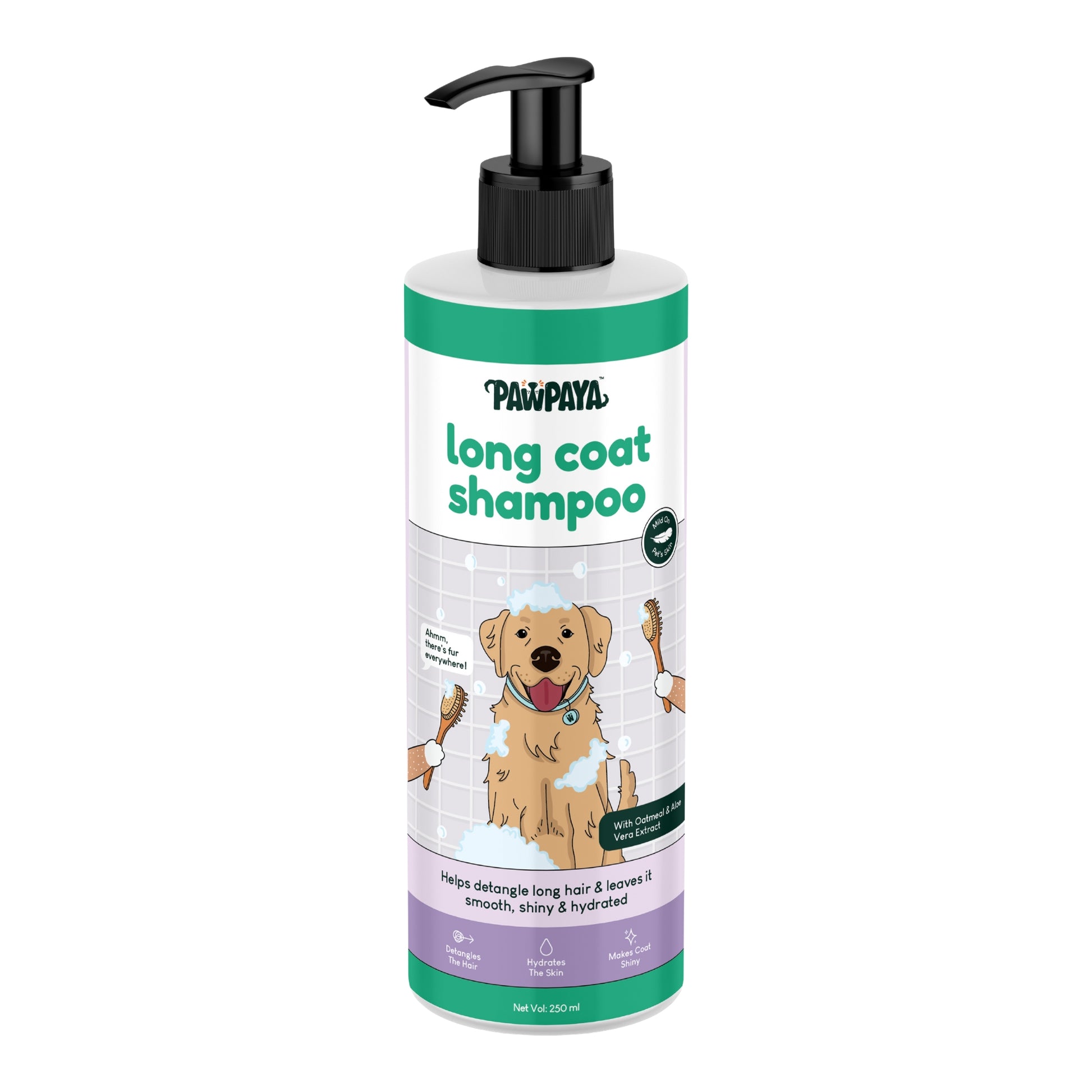 Pawpaya Long Coat Shampoo - 250 ml - Rufftail